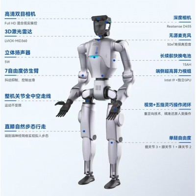 人形机器人工业搬运机器人直膝行走长续航避障图3