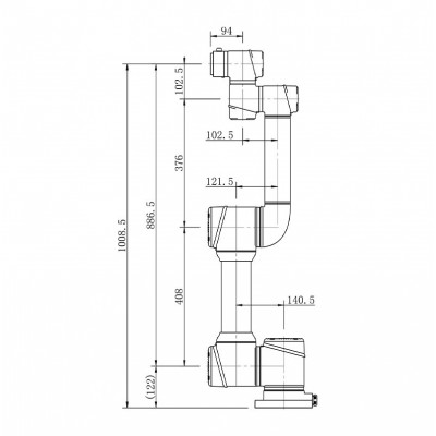 AUBO-i5协作机器人六轴机械手臂冲压装配涂胶柔性可编程智能图3
