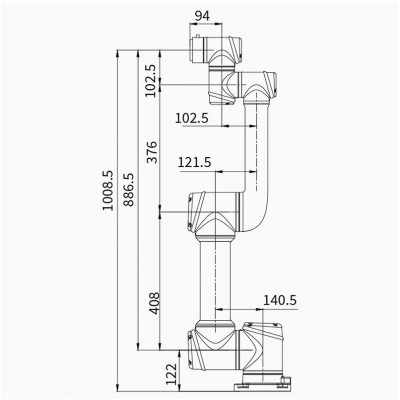 六轴协作机器人负载7KG机械臂抓取上下料高精度定位抓取引导分拣图2