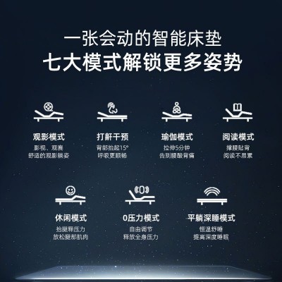 多功能智能床垫哄睡减鼾床AI交互全自动升降电动悬浮床电动升降图4