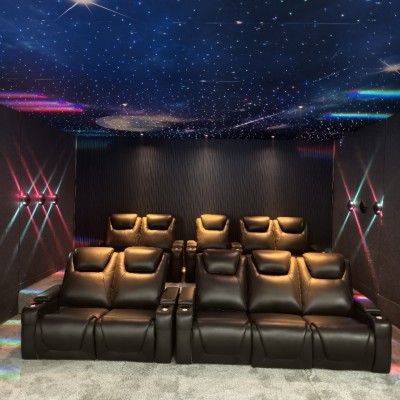 赤虎头等太空单人组合沙发舱小户型真皮电动可躺功能电动沙发椅