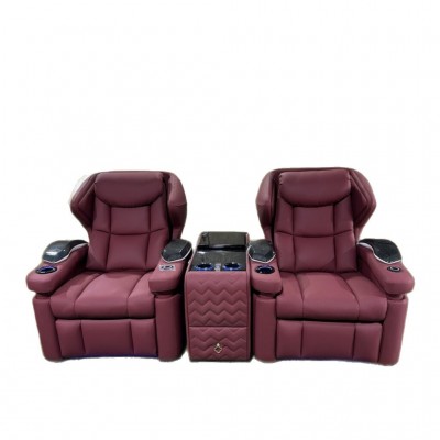 智能太空电动舱家庭電影院真皮沙发組合單雙三人影音室多功能躺椅图5