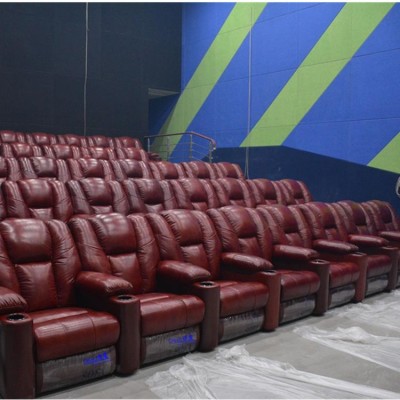 头等太空单人舱头层牛皮组合座椅家庭电影院影音室功能沙发椅图4