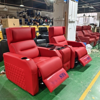 豪华头等太空电动舱单人位沙发现代简约功能家庭影院按摩躺椅新款图3