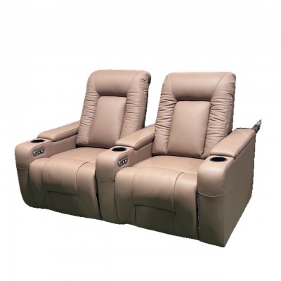 家庭影院沙发牛皮电动别墅家具功能椅智能舱影视厅影音室组合沙发图5