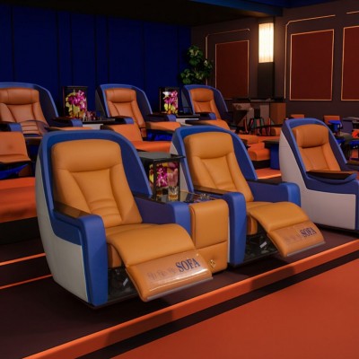 高端智能家庭影院沙发头等电动舱私人别墅影音室影视厅观影座椅图2