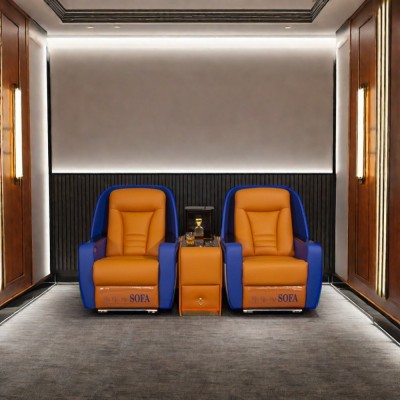 高端智能家庭影院沙发头等电动舱私人别墅影音室影视厅观影座椅图5