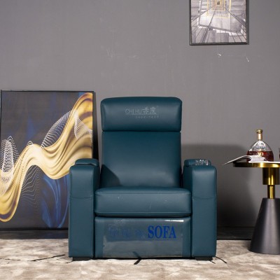 家庭影院沙发电动私人别墅电影院影视厅真皮多功能椅影音室组合图3