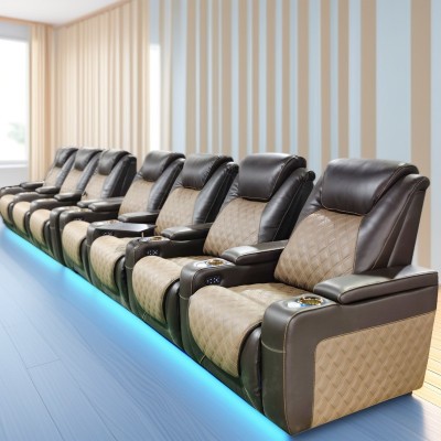 赤虎等太空电动舱真皮多功能沙发家庭影院小户型客厅单人多人组合