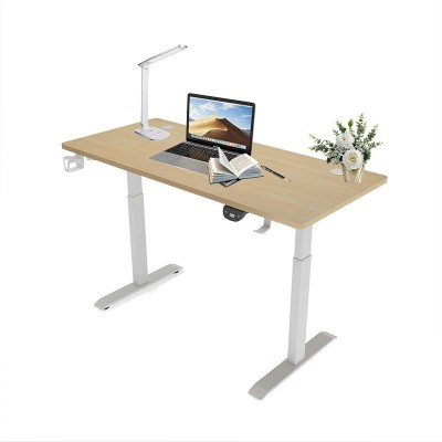 智能电动可升降书桌医美咨询桌现代简约小户型站立办公桌电脑桌图2
