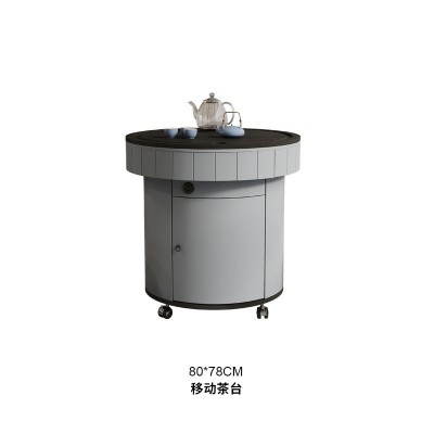 移动茶车多功能轻奢家用火烧石功夫茶桌椅组合阳台小茶台新品茶几图4