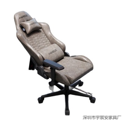 电竞椅电脑椅人体工学按摩椅游戏椅办公可躺家用网吧电竞椅升降椅图5