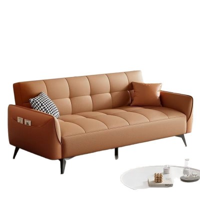 猫抓布沙发床多功能两用现代简约客厅公寓小户型单双人可折叠沙发图5