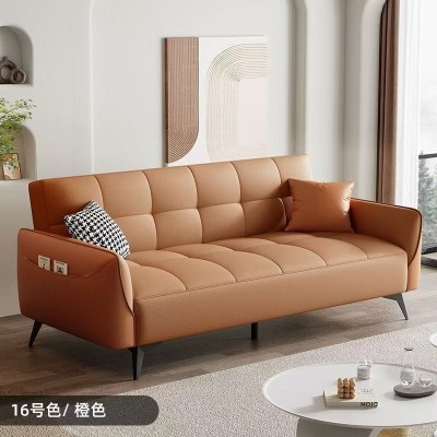 猫抓布沙发床多功能两用现代简约客厅公寓小户型单双人可折叠沙发图4
