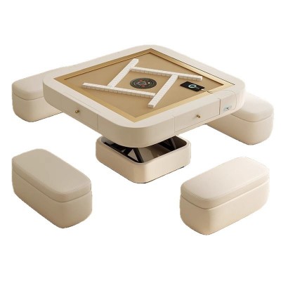 麻将桌升降茶几餐桌一体两用全自动家用小户型取暖烤火2024年新款图4