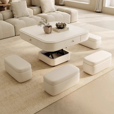 麻将桌升降茶几餐桌一体两用全自动家用小户型取暖烤火2024年新款图5