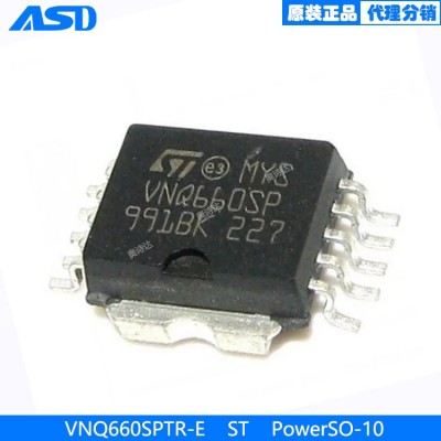 VNQ660SPTR-E ST PowerSO-10 电源管理 配电开关，负载驱动器