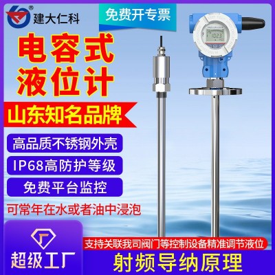 电容式液位计485无线射频导纳防水防腐蚀远程监控智能液位变送器