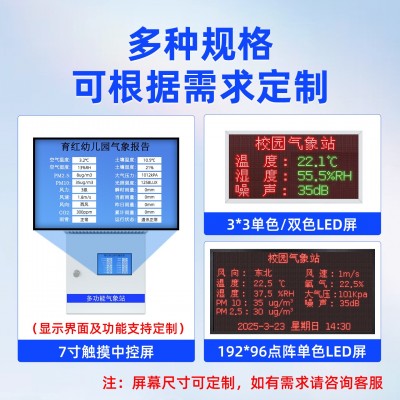 校园气象站户外温湿度风速风向雨量百叶箱气象监测站科研气象站图4