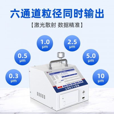 尘埃粒子测试仪计数器无尘车间粉尘颗粒物悬浮粒子高精度激光检测图2