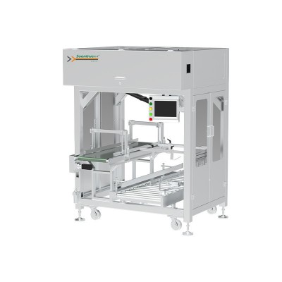 工厂直定做食品包装电商流水线全自动两轴机械手装箱机一件装箱图3