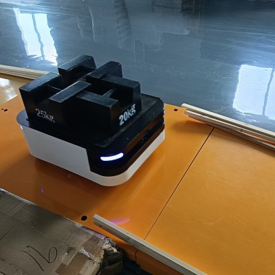 双激光AMR重载无人搬运车工厂专用加宽平板智能运输车避障更安全
