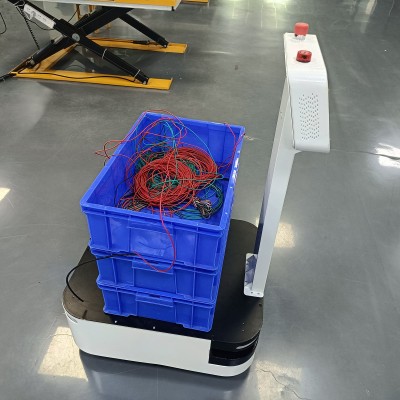 300KG大载重智能搬运机器人APP远程操控激光导航电商物流自动化仓图4