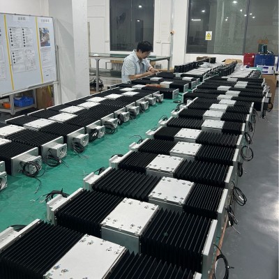 高刚性专业注油防尘防水可伸缩移动运动风琴罩丝杆同步带直线模组图3