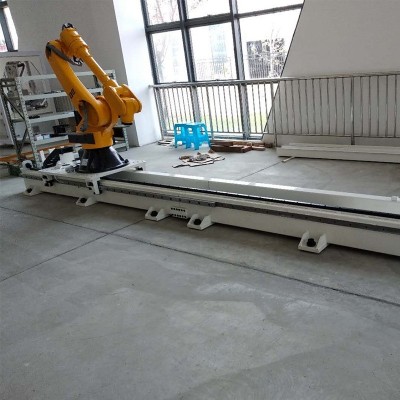 非标定制激光切割工业重型搬运机器人地轨第七轴行走轨道控制系统图2