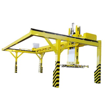 天轨机器人上下料定制打磨分拣弧焊搬运工业重型龙门桁架机械手模图5