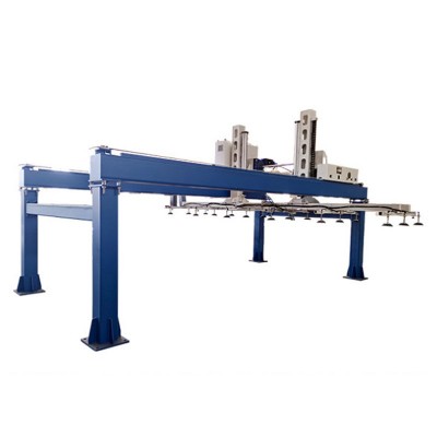 天轨机器人上下料定制打磨分拣弧焊搬运工业重型龙门桁架机械手模图4