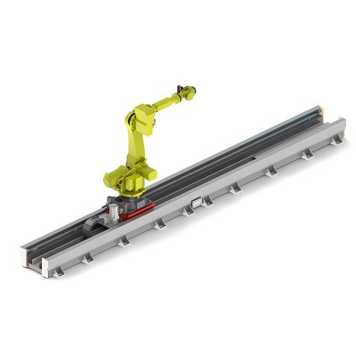 定制高速行走数控车床焊接 七轴变位机轨道滑轨台模组机器人地轨图5