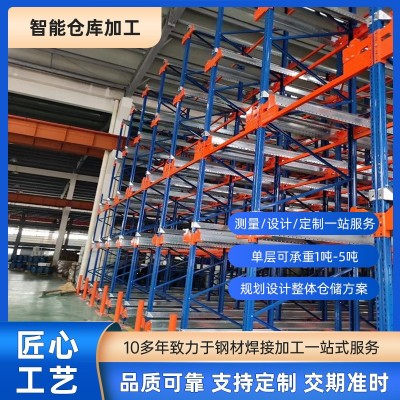 工厂来图仓库焊接加工仓储多层储物货架横梁式高位板材仓库货架图2