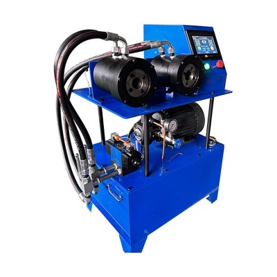 定制高压胶管锁管机钢管缩口机液压扣压机数控啤管机锁高强度图3