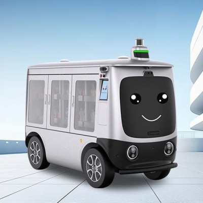 任我行移动无人售卖车便利店L4自主巡航多场景移动叫卖无人零售车