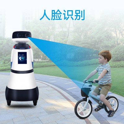 穿山甲黑猫警长园区巡逻机器人24小时自主巡航高清监控巡检机器人图3