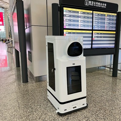 智能机场机器人行李托运搬运全封闭式高铁客运站配送物工厂物料图4