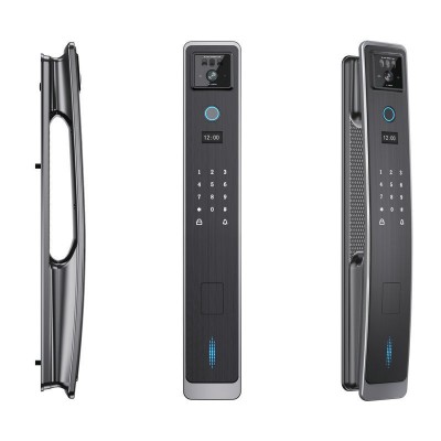 指纹锁双向语音通话大门电子锁可视猫眼门锁远程开锁智能锁人脸图5