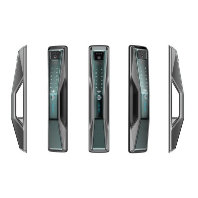 全自动3D人脸识别智能锁指纹锁家用防盗门木门远程可视监控电子锁图4