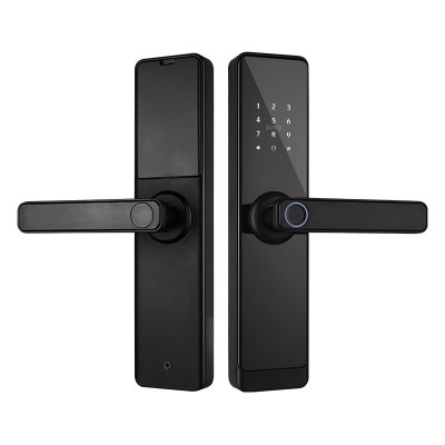 【木门锁】SN02一握开锁锁密码刷公寓锁指纹锁智能指纹锁图4