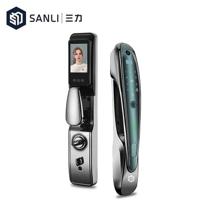 智能锁家用全自动指纹锁刷卡远程密码锁入户门指纹人脸识别锁图5