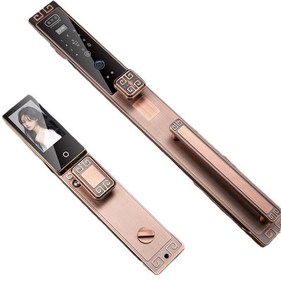 3D人脸识别新中式智能锁别墅双开大门入户门家用防盗门指纹锁图5