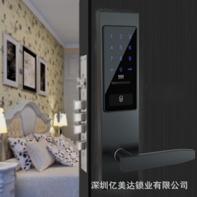酒店智能锁一件代发公寓民宿锁刷卡密码下发扫码通通锁感应锁图2