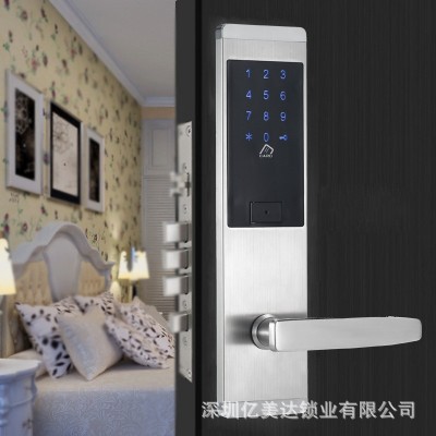 自动智能门锁全自动别墅酒店锁公寓锁室内门密码锁民宿安防电子锁图3