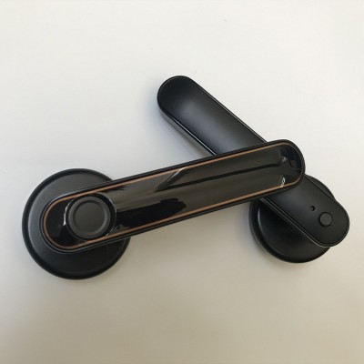 涂鸦指纹锁卧室门通道门办公室门密码锁门锁玻璃门指纹解锁智能锁图2