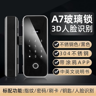 智能款高清指纹人脸识别刷卡带涂鸦App智能防盗锁锁指纹锁电子锁图2