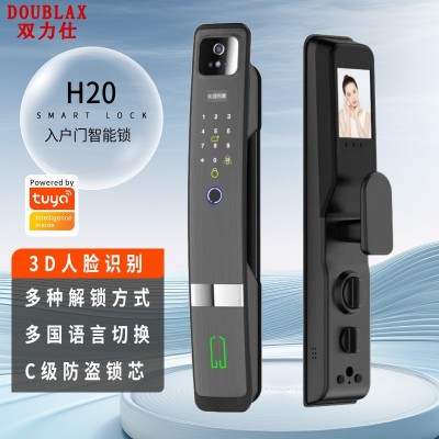 Tuya3D人脸识别防盗入户门指纹锁密码锁可视指纹解锁猫眼智能锁