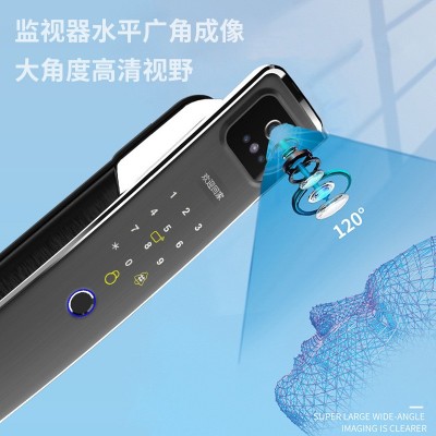Tuya3D人脸识别防盗入户门指纹锁密码锁可视指纹解锁猫眼智能锁图3