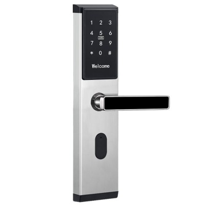 【智能门锁】家用不锈钢防盗通通密码锁app蓝牙远程公寓磁卡锁图4