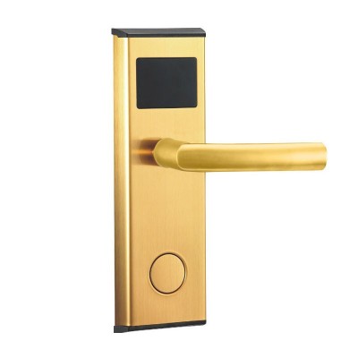 厂家批发酒店门锁宾馆智能感应锁不锈钢公寓电子刷卡门锁IC磁卡锁图3